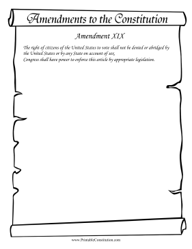 Amendment_XIX Founding Document