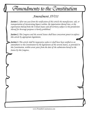 Amendment_XVIII Founding Document