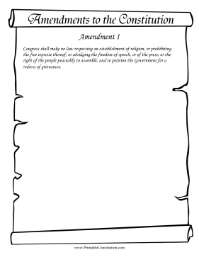 Amendment I Founding Document