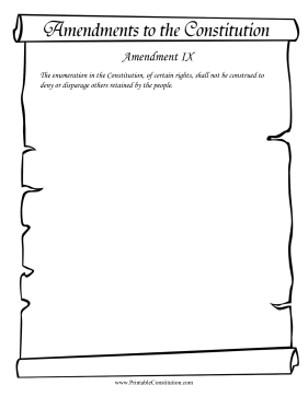 Amendment IX Founding Document