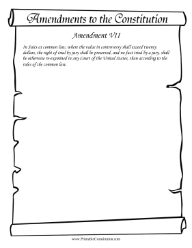 Amendment VII Founding Document