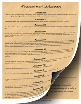 Amendments To Constitution Parchment Founding Document