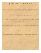 John Jay Quotations Founding Document