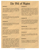 Bill Of Rights Parchment